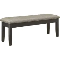 Signature Design by Ashley® Ambenrock Light Brown/Black Upholstered Storage Bench