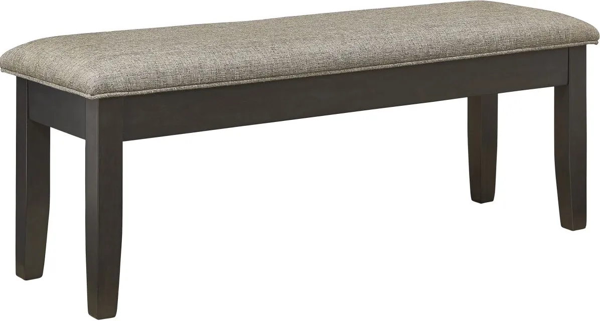 Signature Design by Ashley® Ambenrock Light Brown/Black Upholstered Storage Bench