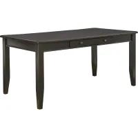 Signature Design by Ashley® Ambenrock Almost Black Dining Table with Storage