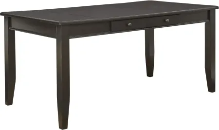 Signature Design by Ashley® Ambenrock Almost Black Dining Table with Storage