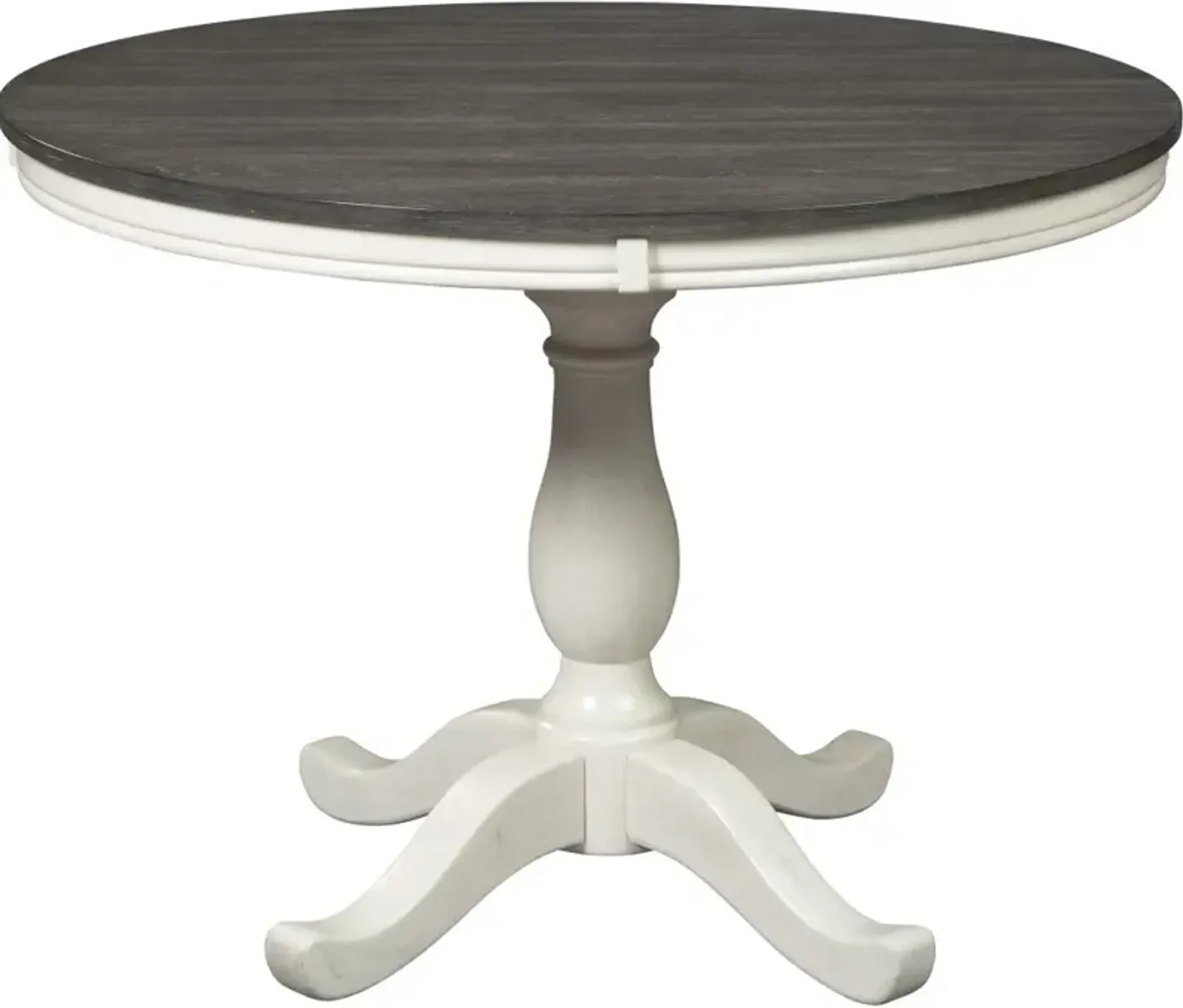 Signature Design by Ashley® Nelling Dark Brown Dining Room Table with White Base