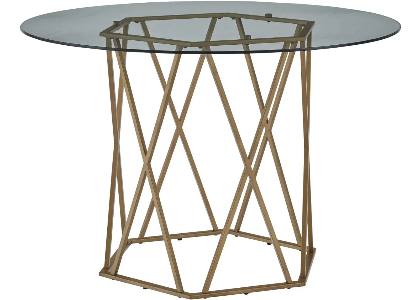 Signature Design by Ashley® Wynora Gold Dining Table