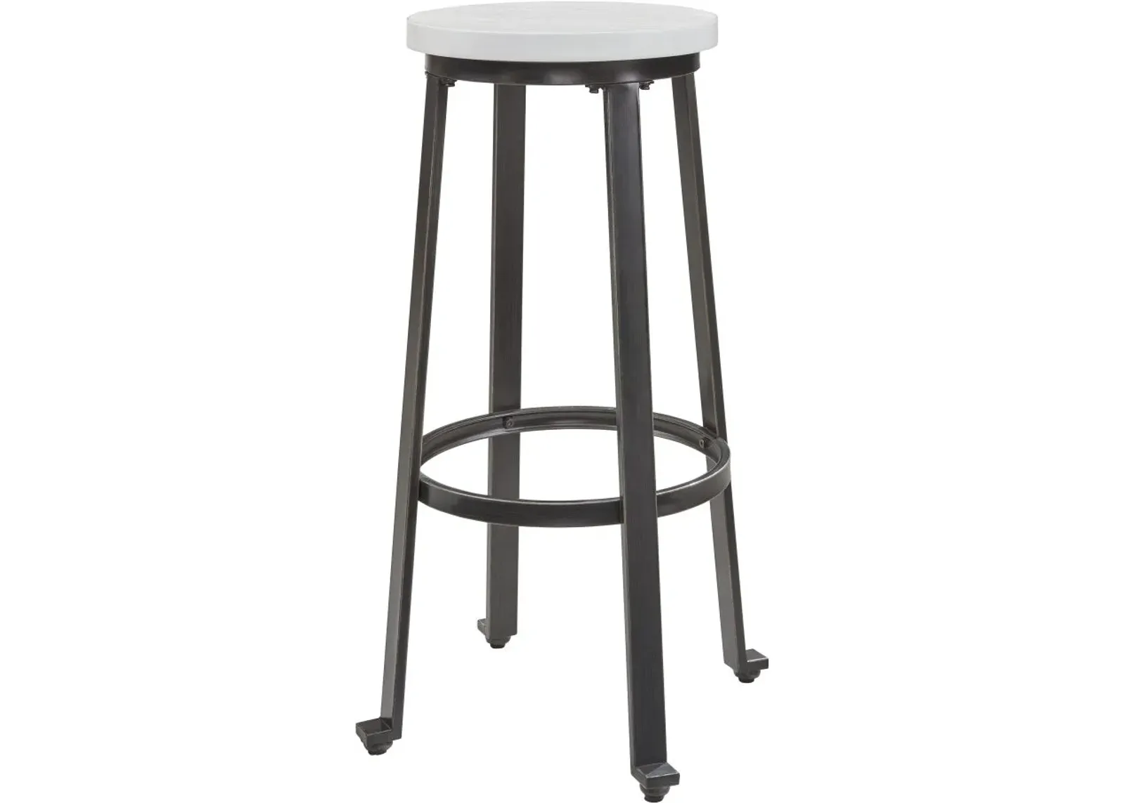 Signature Design by Ashley® Challiman Vintage White Bar Height Stool - Set of 2