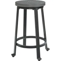 Signature Design by Ashley® Challiman Antique Gray Counter Height Stool - Set of 2