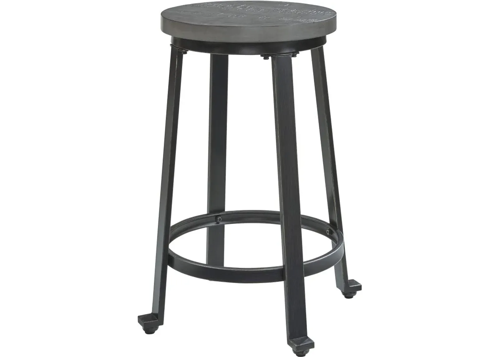 Signature Design by Ashley® Challiman Antique Gray Counter Height Stool - Set of 2