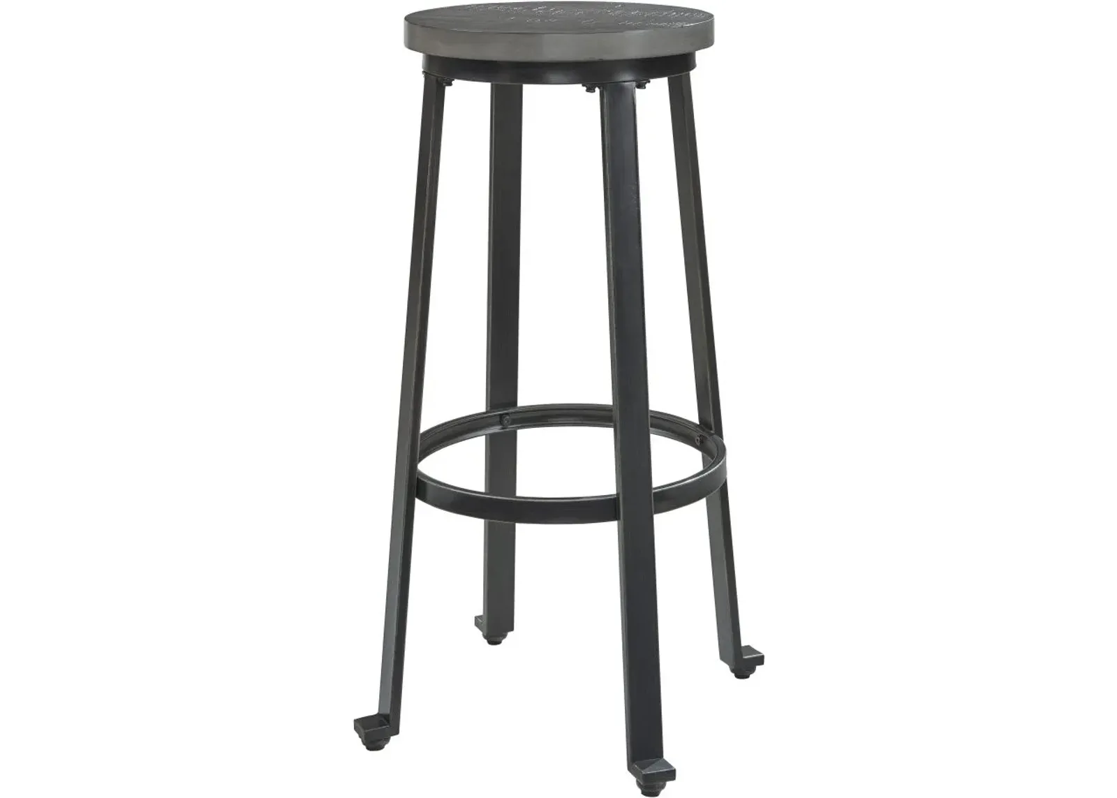 Signature Design by Ashley® Challiman Antique Gray Bar Height Stool - Set of 2