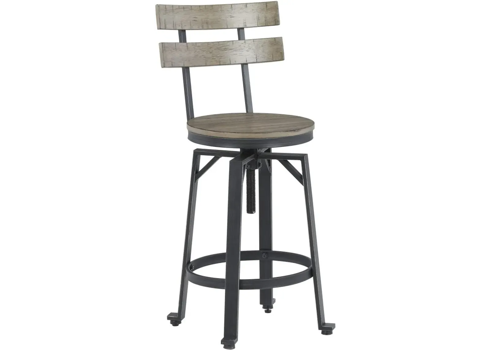 Signature Design by Ashley® Lesterton Light Brown/Black Counter Height Stool - Set of 2