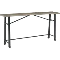 Signature Design by Ashley® Lesterton Black/Light Brown Long Counter Table