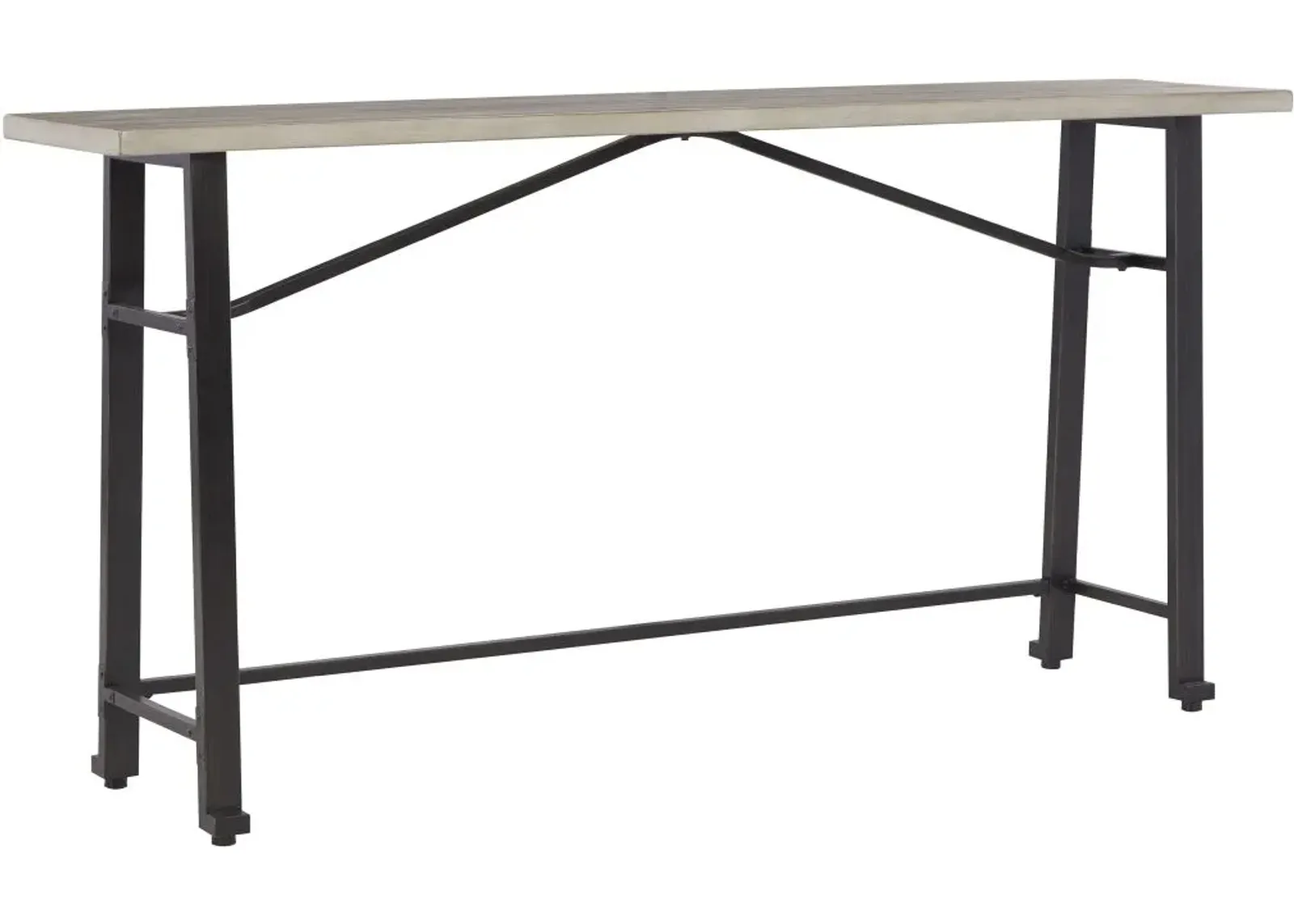 Signature Design by Ashley® Karisslyn Whitewash/Black Long Counter Table