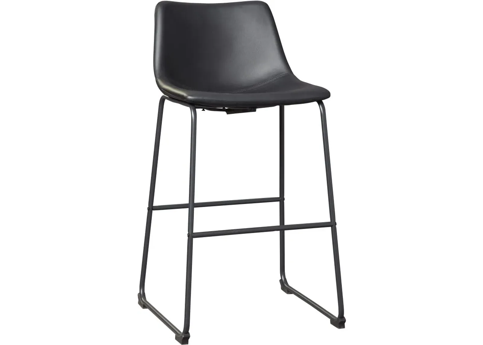 Signature Design by Ashley® Centiar Black Tall Upholstered Barstool- Set of 2