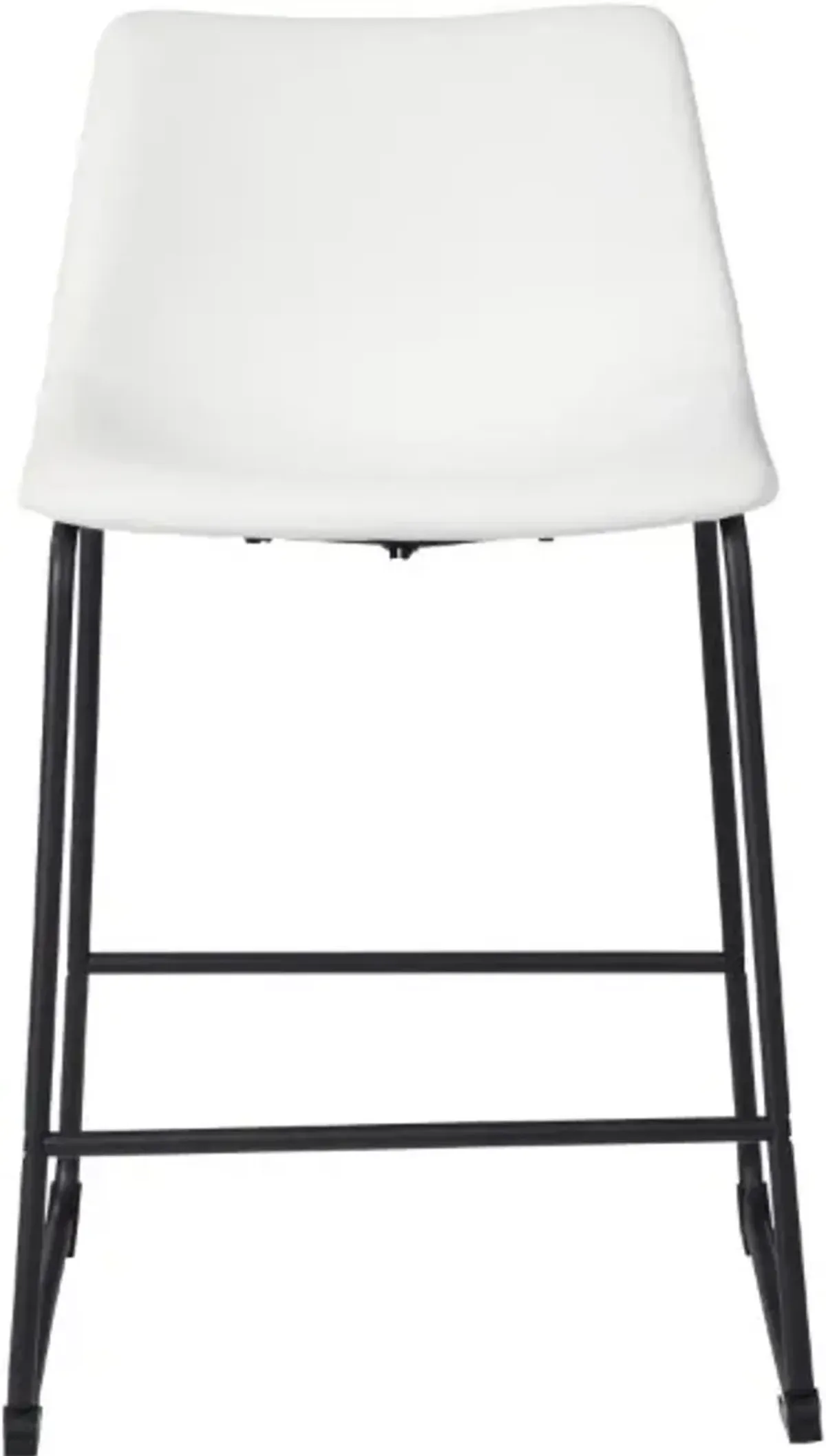 Signature Design by Ashley® Centiar White Upholstered Counter Height Stool - Set of 2