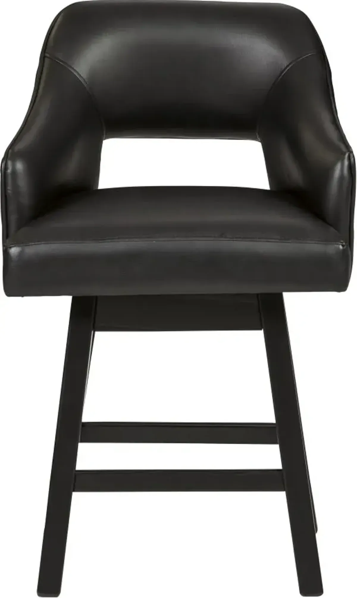Signature Design by Ashley® Tallenger Black/Dark Brown Counter Height Stool - Set of 2
