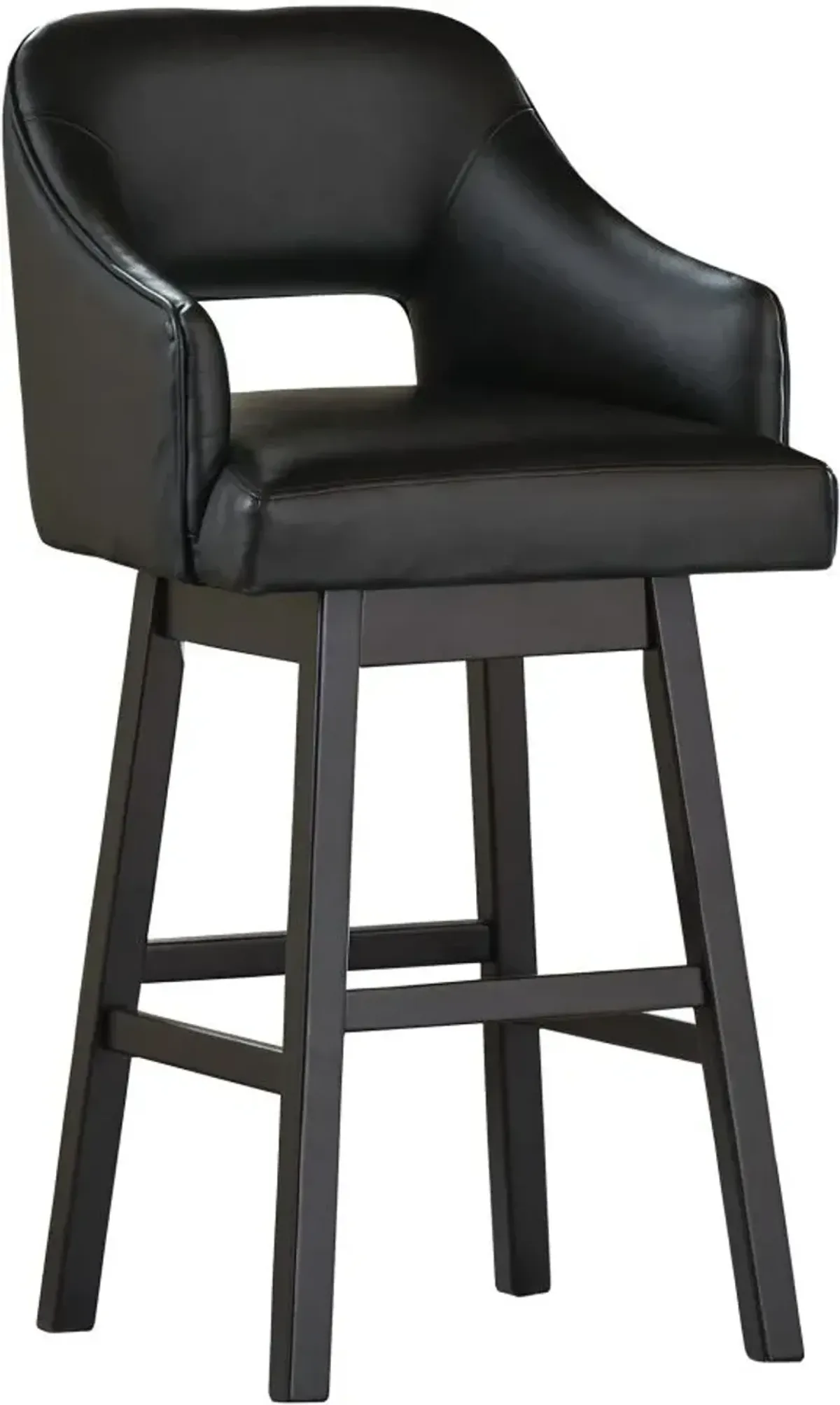 Signature Design by Ashley® Tallenger Black/Dark Brown Bar Height Bar Stool - Set of 2