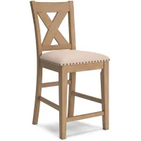 Signature Design by Ashley® Sanbriar Light Brown 40" Counter Height Bar Stool