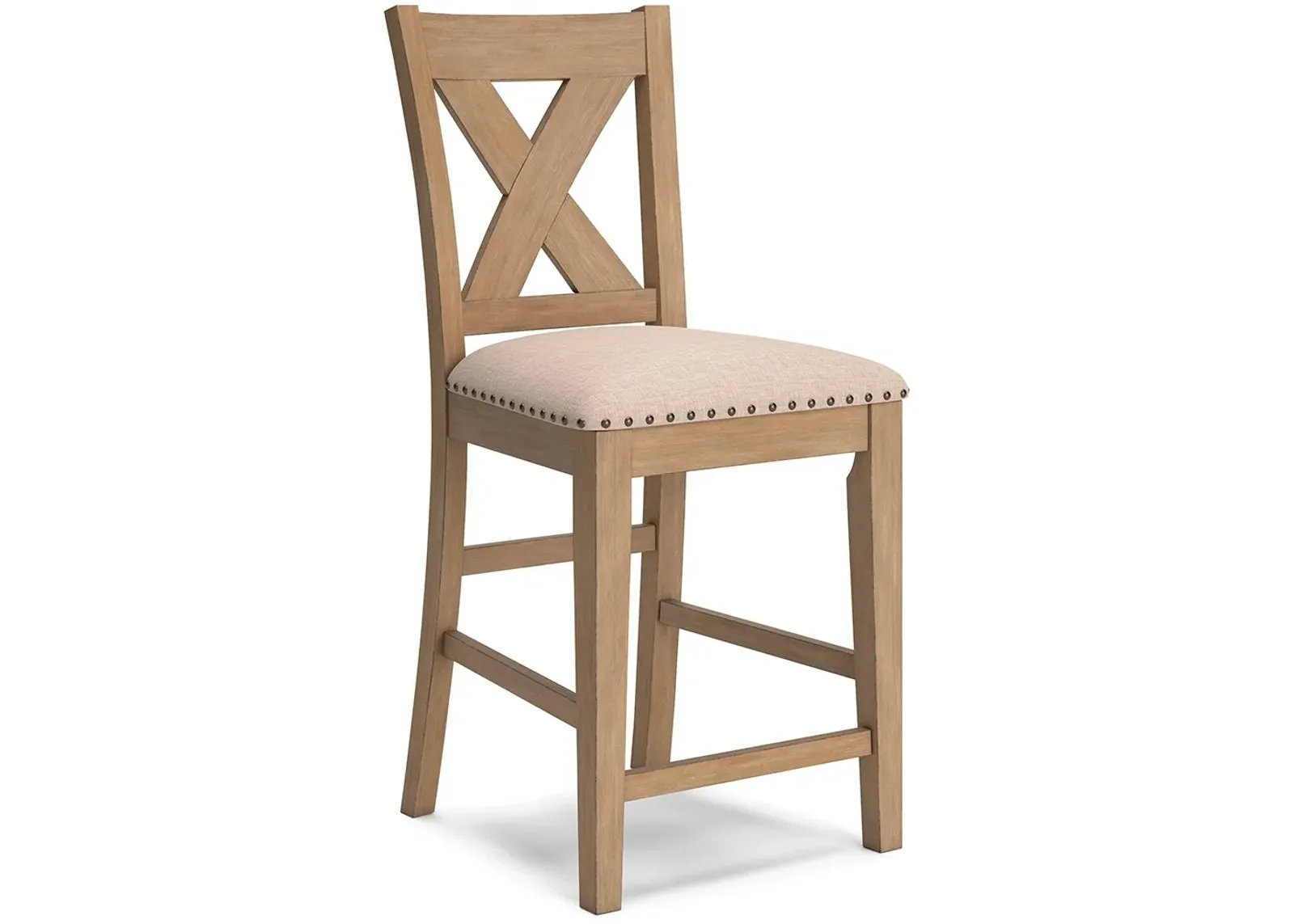 Signature Design by Ashley® Sanbriar Light Brown 40" Counter Height Bar Stool