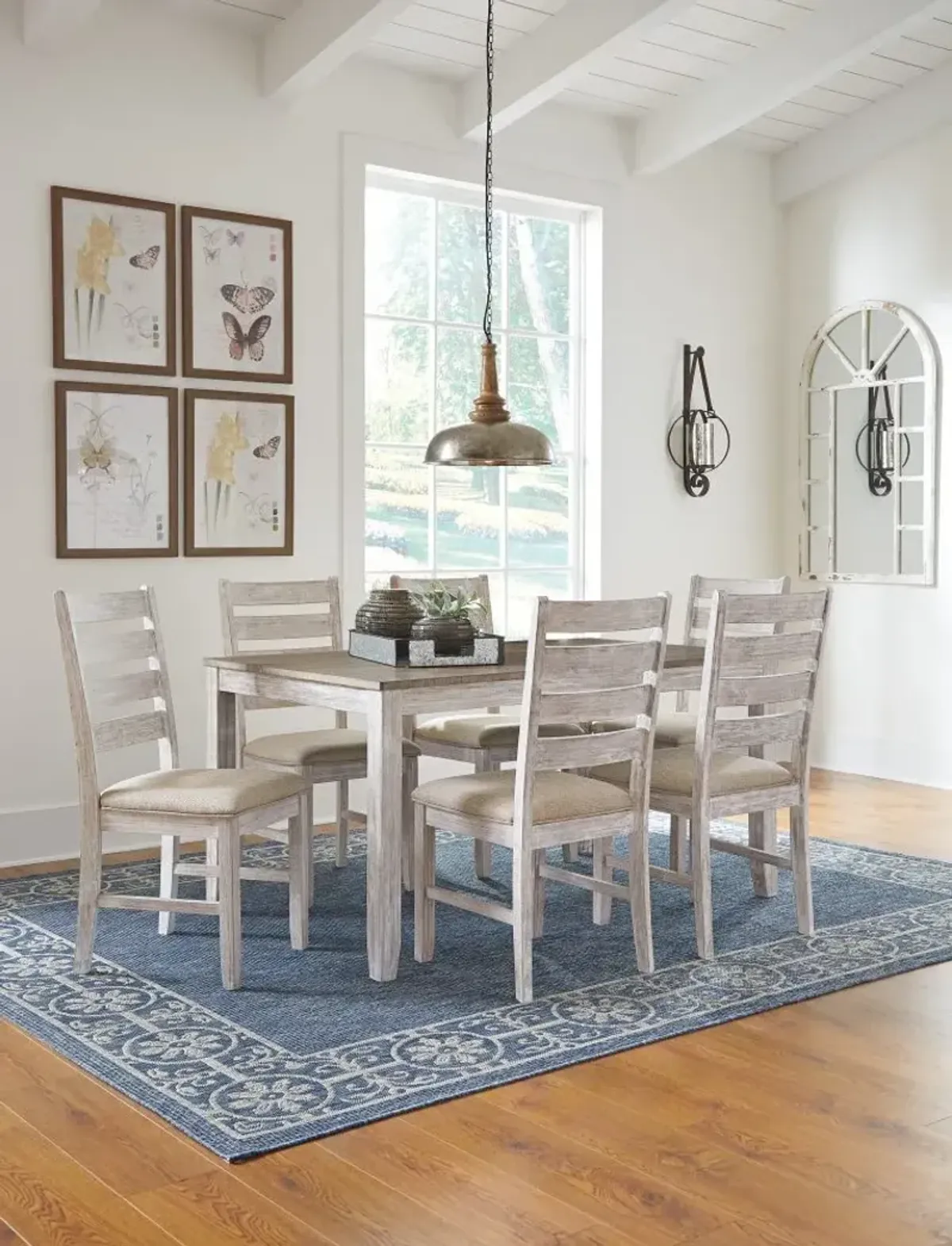 Signature Design by Ashley® Skempton 7-Pc. Dining Room Table Set P97634051