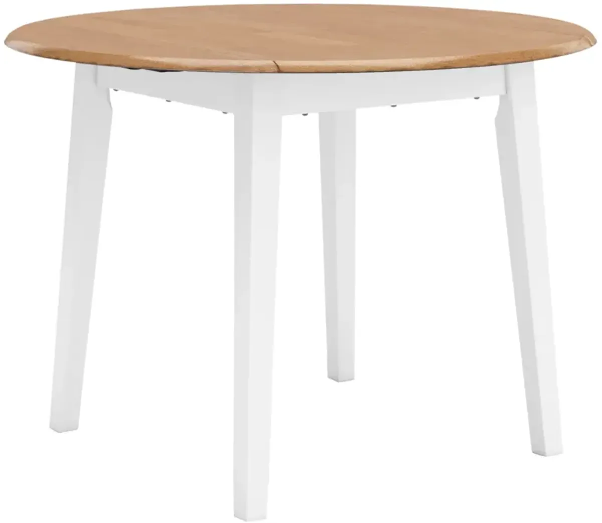 Signature Design by Ashley® Gesthaven Natural/White Dining Drop Leaf Table