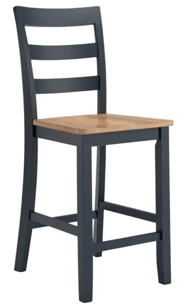 Signature Design by Ashley® Gesthaven Blue/Natural Barstool