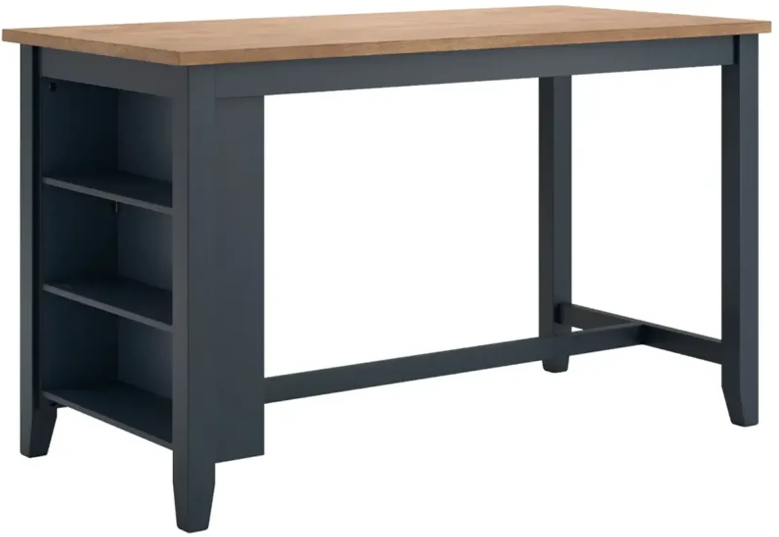 Signature Design by Ashley® Gesthaven Blue/Natural Counter Height Dining Table