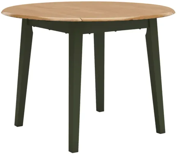 Signature Design by Ashley® Gesthaven Natural Dining Table with Green Base