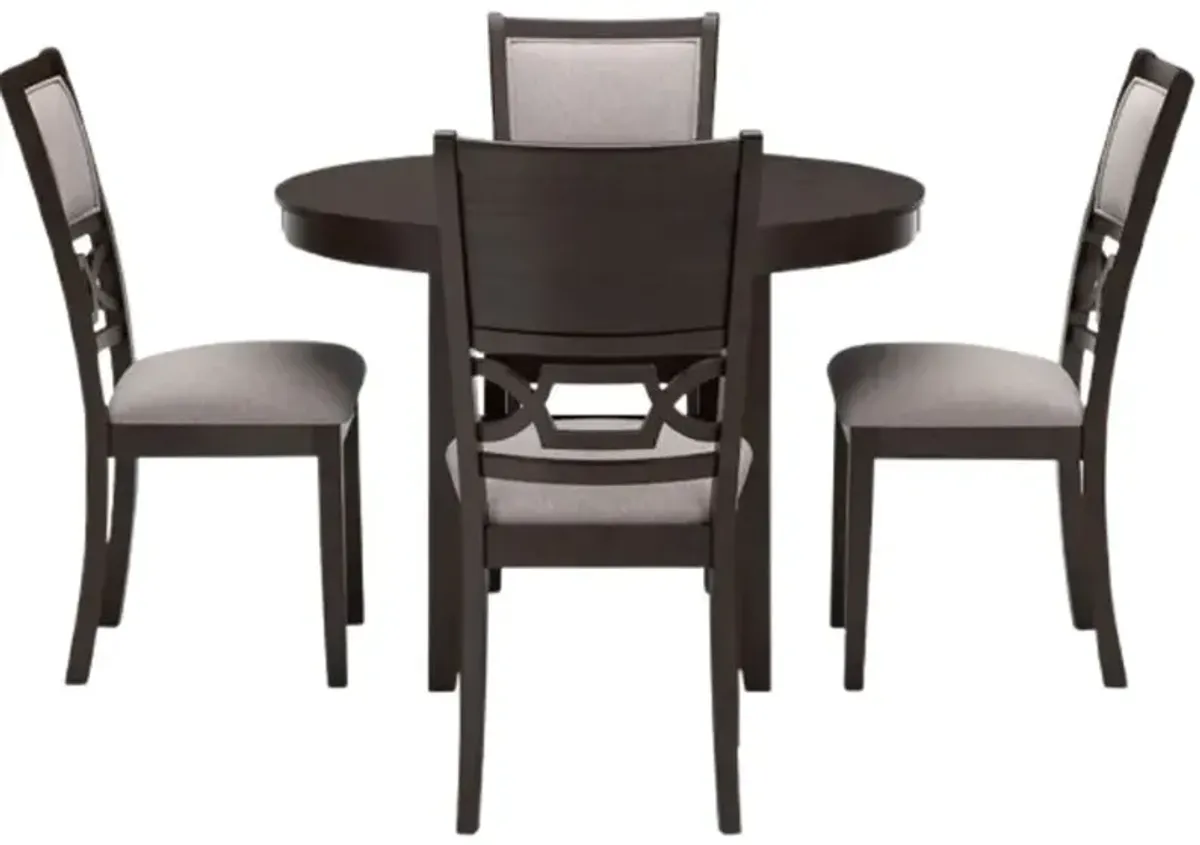 Signature Design by Ashley® Langwest 5-Piece Brown/Light Beige Dining Set