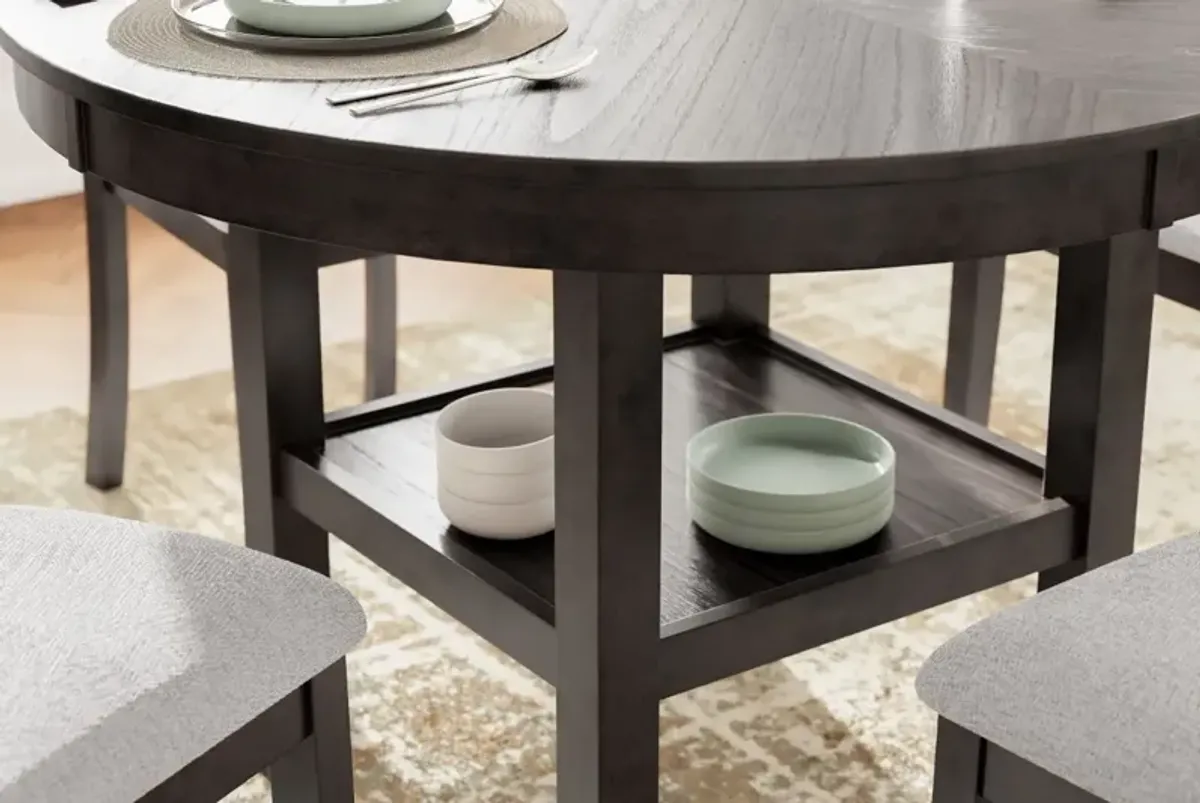 Signature Design by Ashley® Langwest 5-Piece Brown/Light Beige Dining Table Set