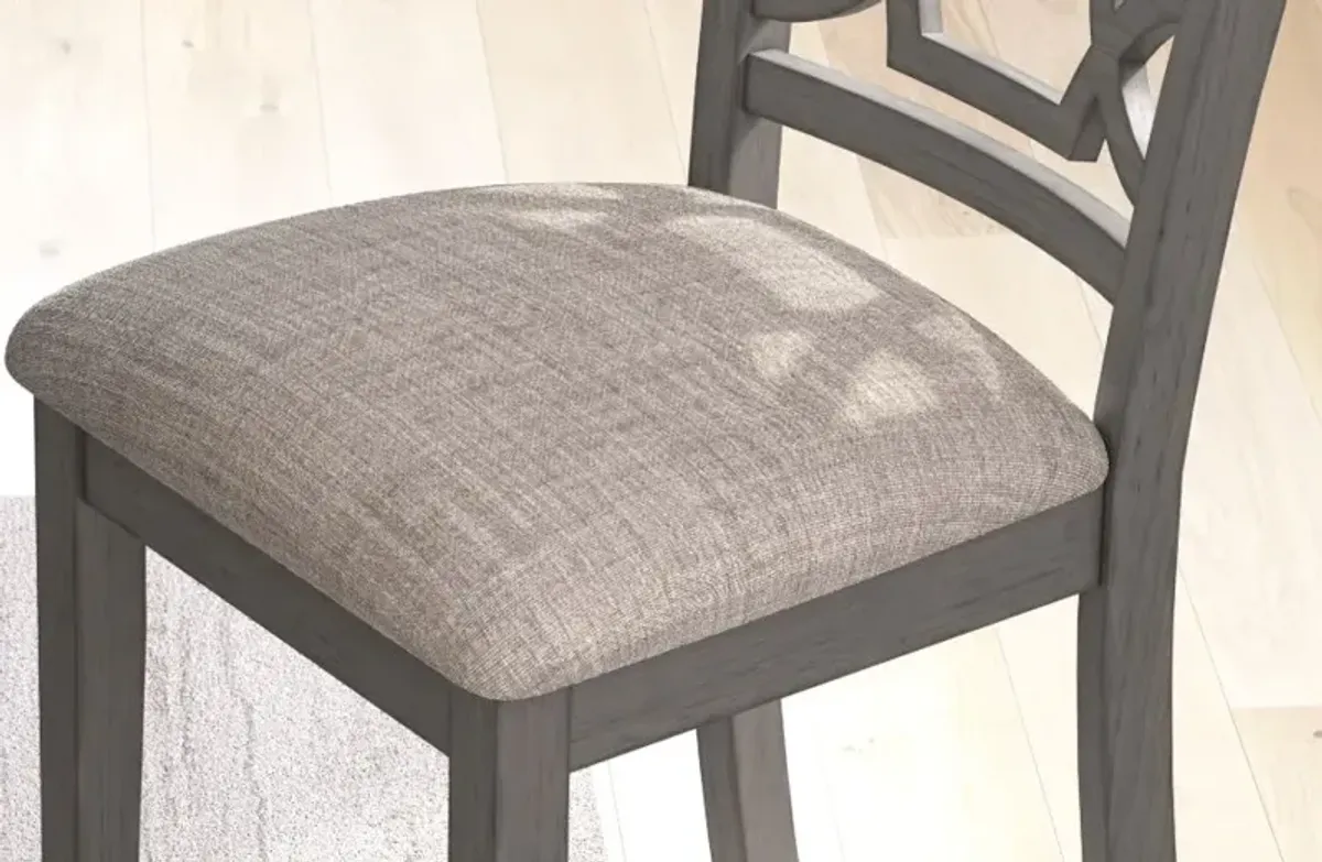 Signature Design by Ashley® Wrenning 6-Piece Gray Dining Table Set