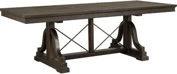 Magnussen Home® Westley Falls Graphite 72" Trestle Dining Table