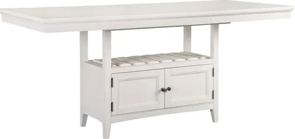 Magnussen Home® Heron Cove Chalk White 60" Counter Table