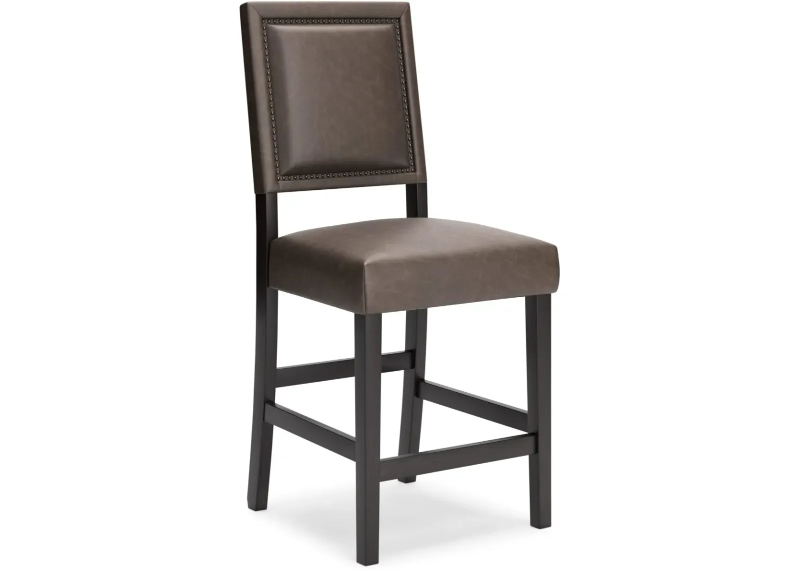 Signature Design by Ashley® Benmara Dark Brown Counter Height Bar Stool - Set of 2