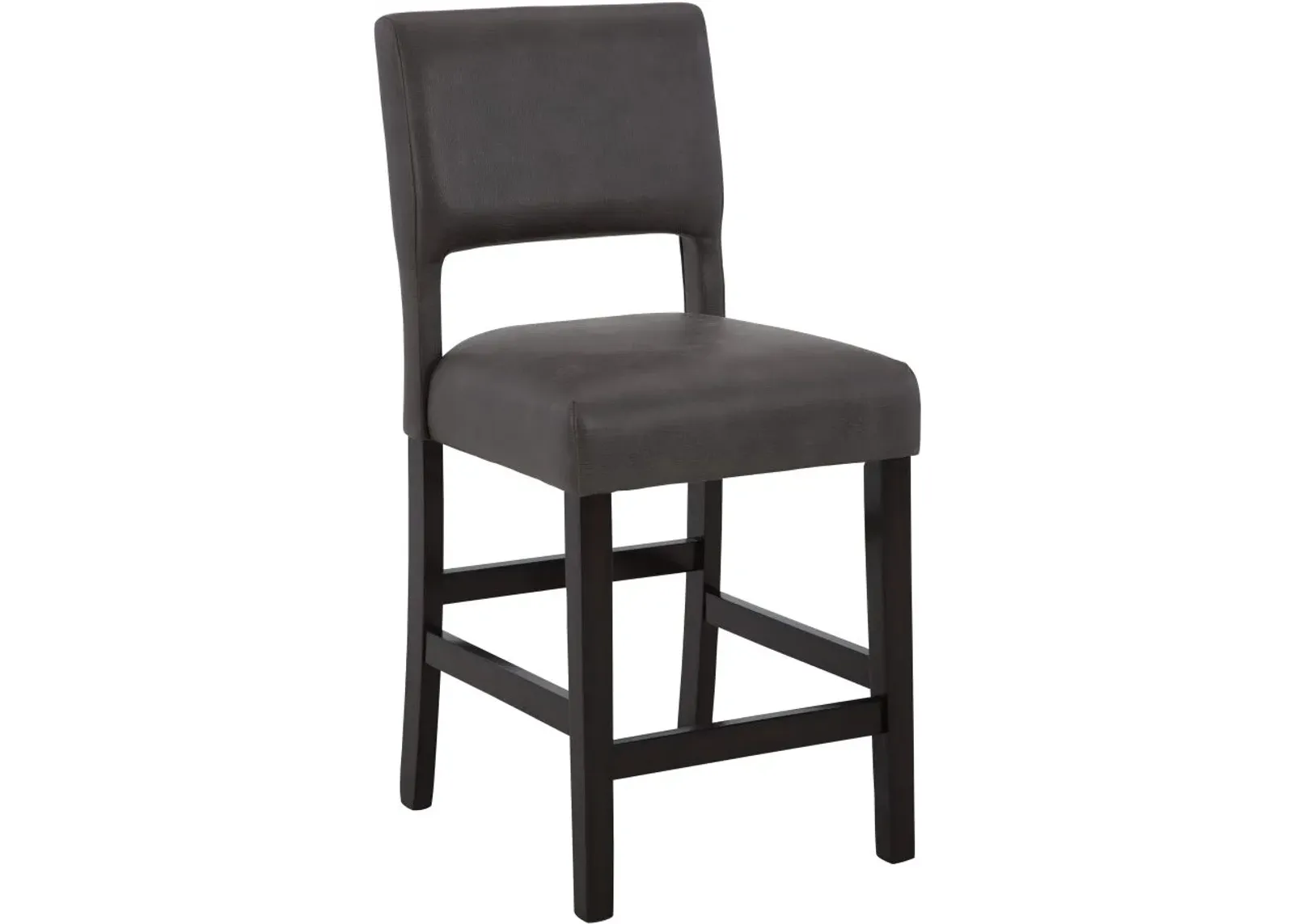 Signature Design by Ashley® Leektree Dark Brown and Gray Counter Height Bar Stool - Set of 2