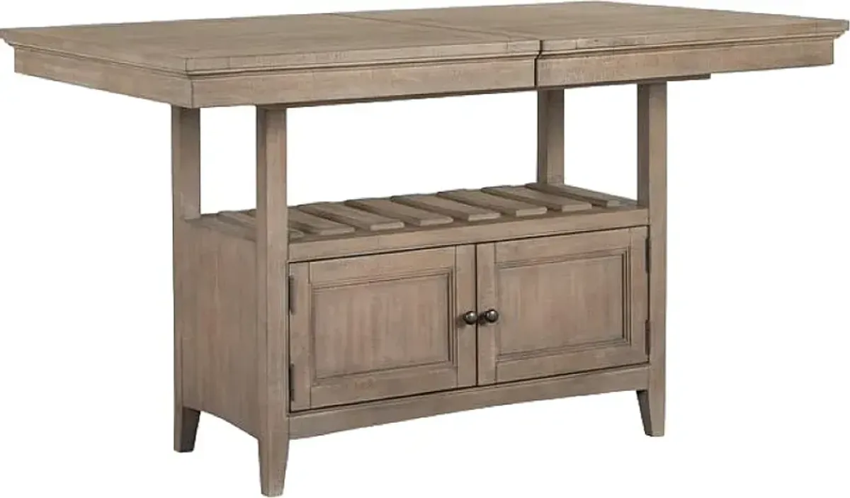 Magnussen Home® Paxton Place Dovetail Grey 60" Counter Height Table