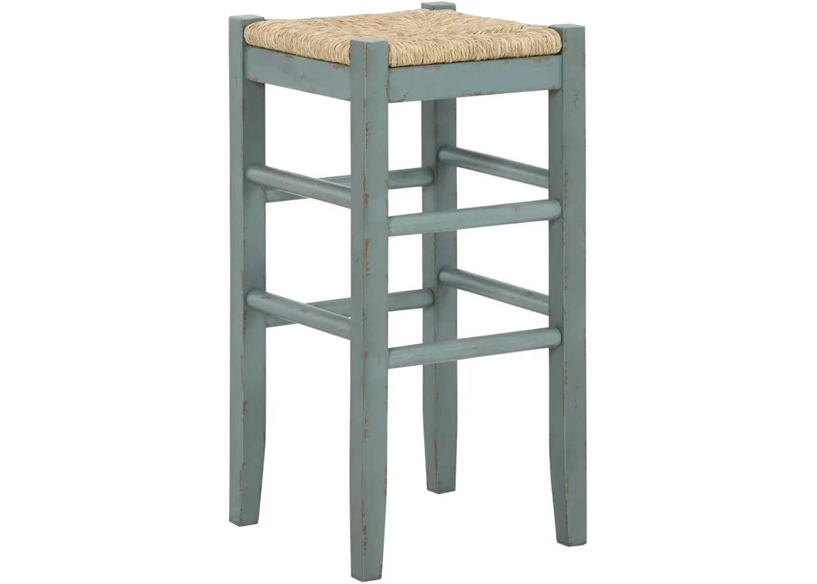 Signature Design by Ashley® Mirimyn Teal Bar Height Bar Stool - Set of 2