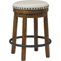 Signature Design by Ashley® Valebeck Brown and Black Counter Height Stool - Set of 2