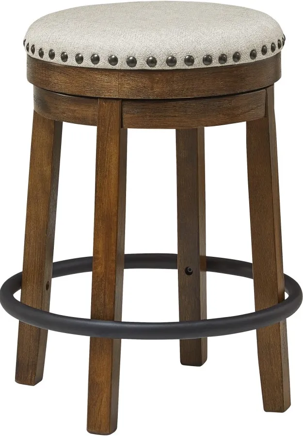 Signature Design by Ashley® Valebeck Brown and Black Counter Height Stool - Set of 2