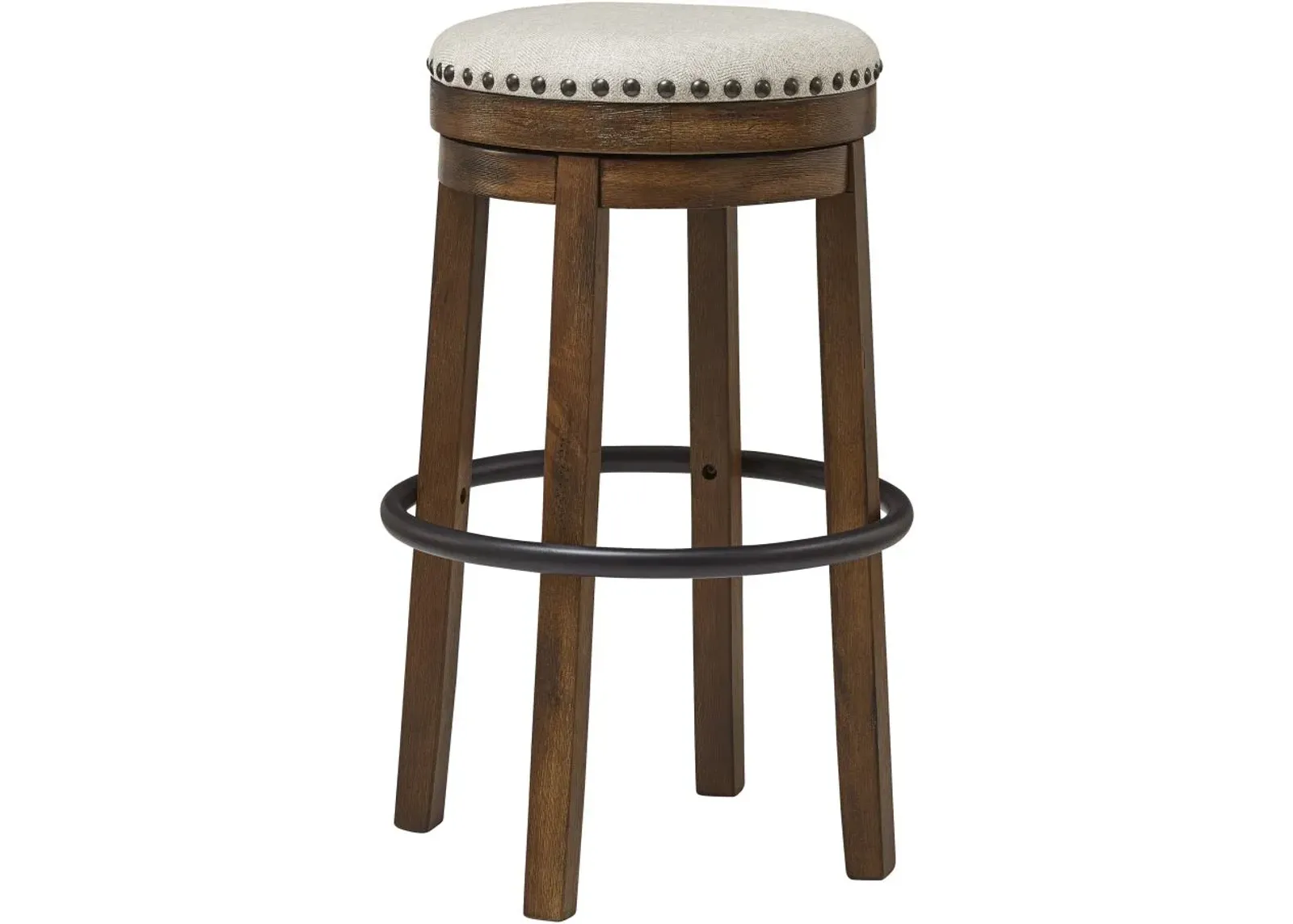 Signature Design by Ashley® Valebeck Brown/Black Bar Height Stool - Set of 2