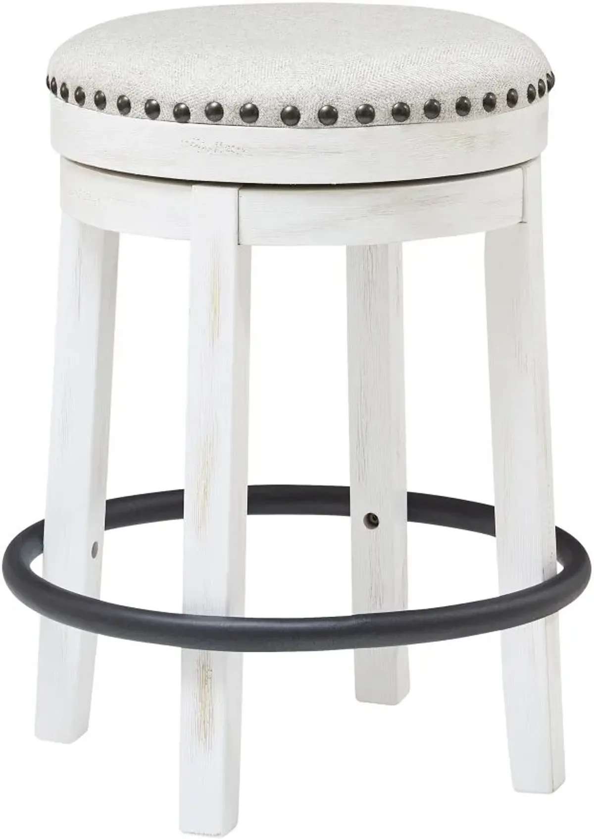 Signature Design by Ashley® Valebeck Black and White Counter Height Stool - Set of 2