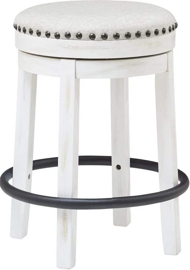 Signature Design by Ashley® Valebeck Black and White Counter Height Stool - Set of 2