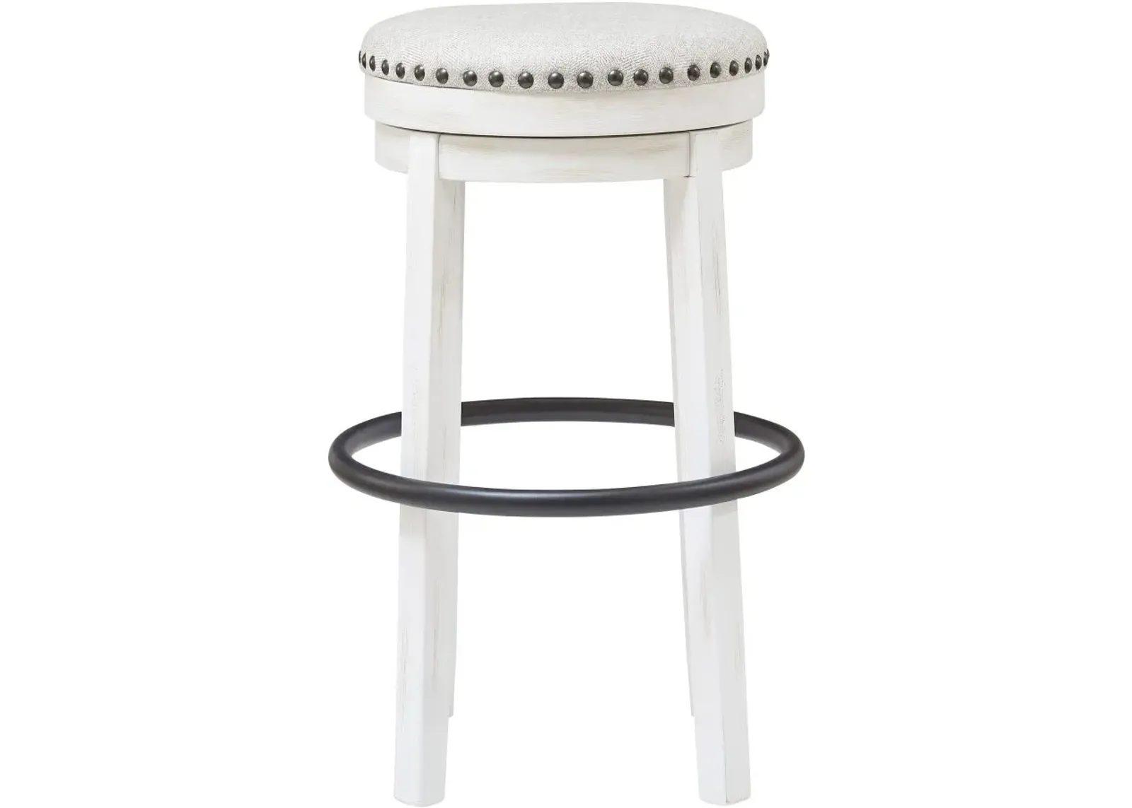 Signature Design by Ashley® Valebeck Black/White Bar Height Stool - Set of 2