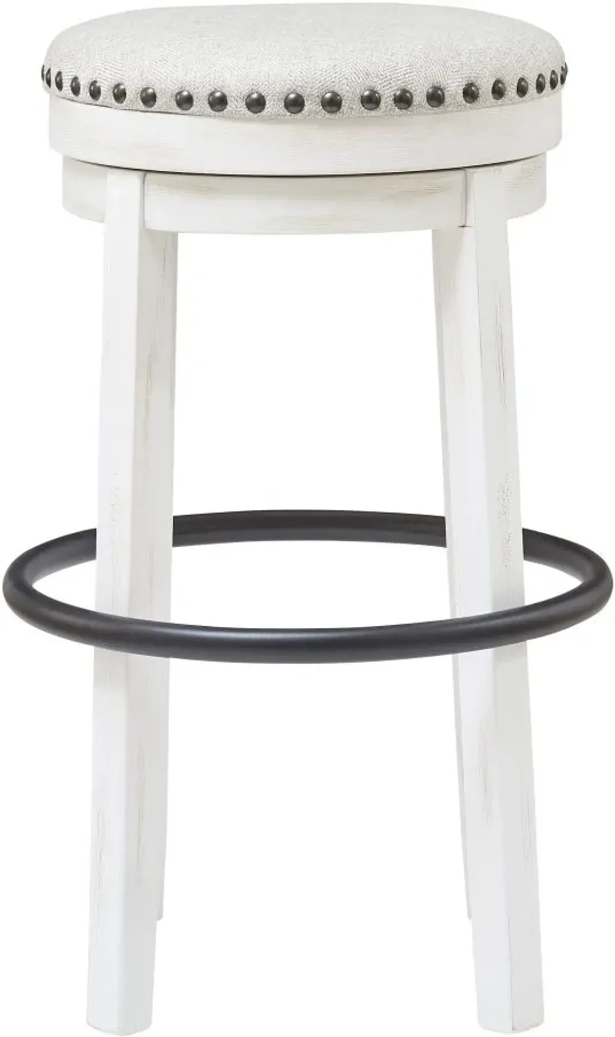 Signature Design by Ashley® Valebeck Black/White Bar Height Stool - Set of 2