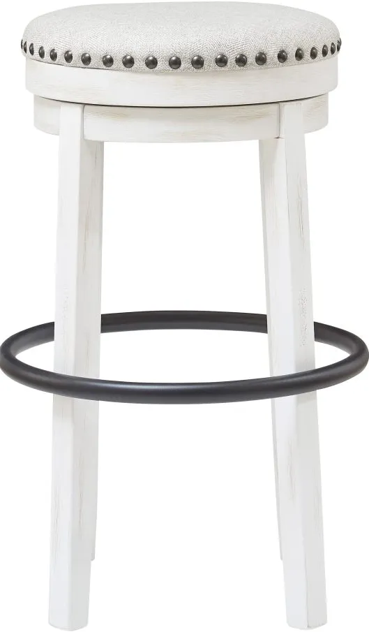 Signature Design by Ashley® Valebeck Black/White Bar Height Stool - Set of 2