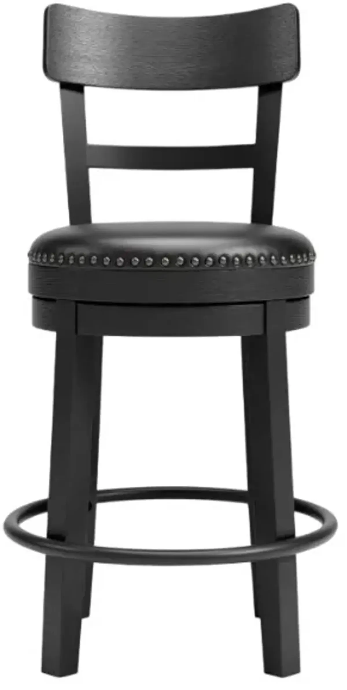 Signature Design by Ashley® Valebeck Black Swivel Barstool - Set of 2