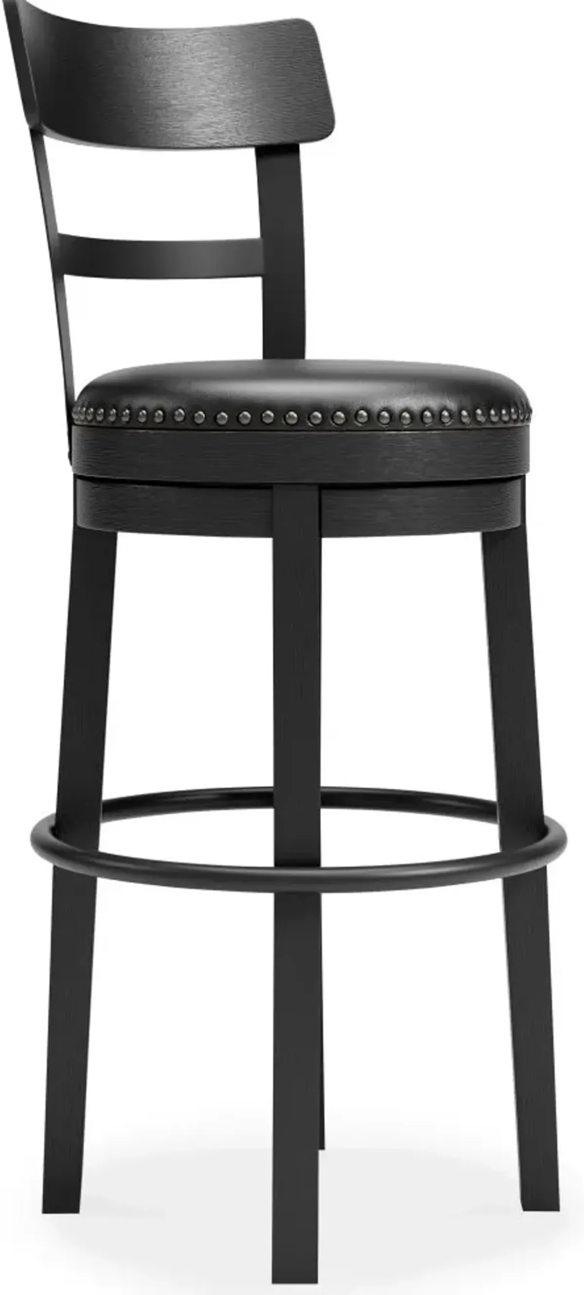 Signature Design by Ashley® Valebeck Black Tall Swivel Bar Stool - Set of 2