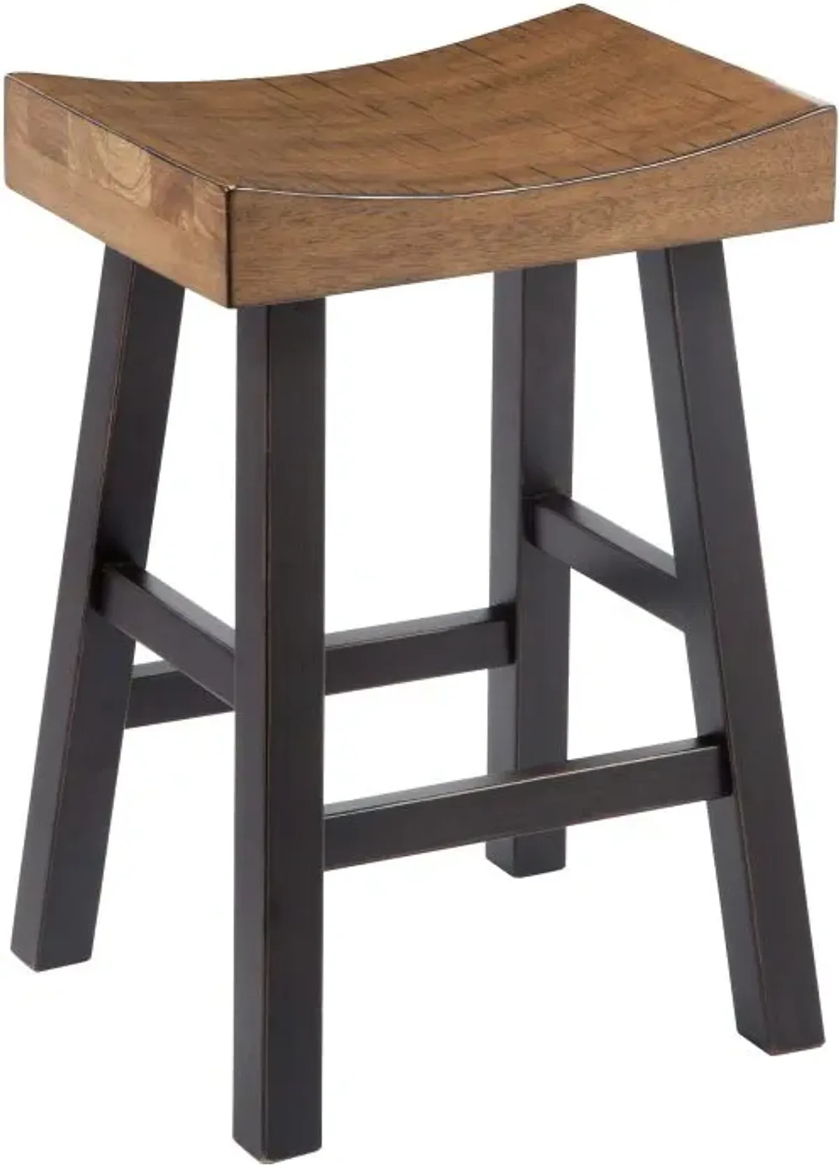 Signature Design by Ashley® Glosco Medium Brown/Dark Brown Stool - Set of 2