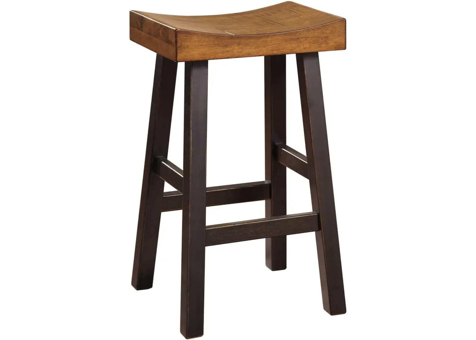 Signature Design by Ashley® Glosco Medium Brown/Dark Brown Tall Stool - Set of 2