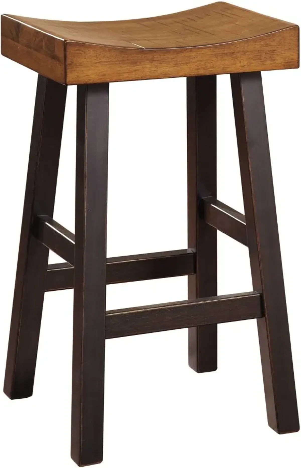 Signature Design by Ashley® Glosco Medium Brown/Dark Brown Tall Stool - Set of 2