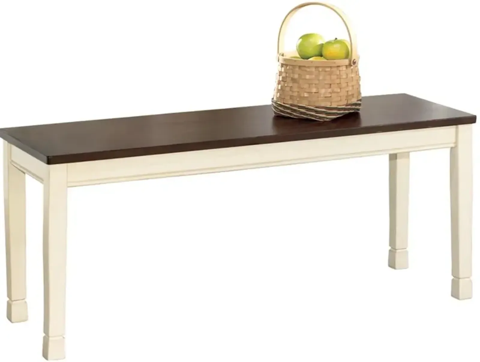 Signature Design by Ashley® Whitesburg Brown/Cottage White Dining Bench