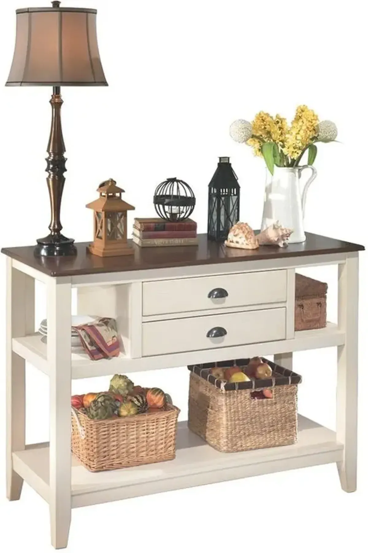 Signature Design by Ashley® Whitesburg Cottage White Dining Server