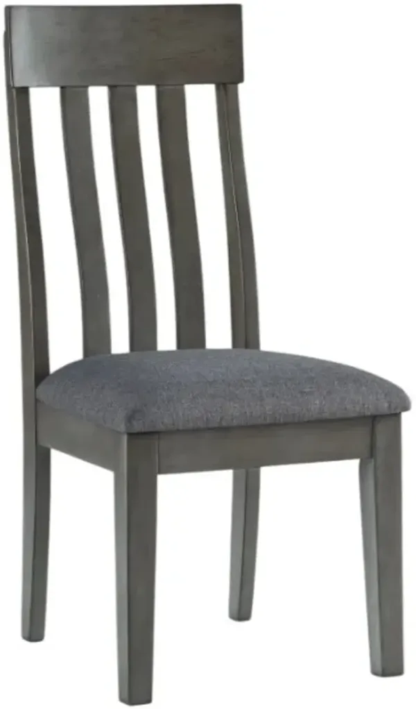 Signature Design by Ashley® Hallanden Two-Tone Gray Dining Room Side Chairs - Set of 2