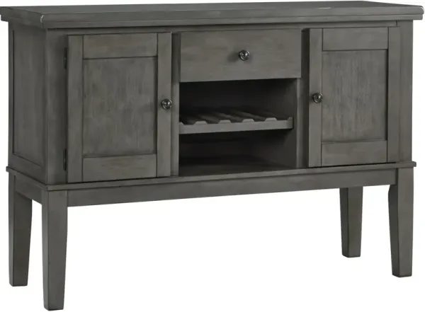 Signature Design by Ashley® Hallanden Antiqued Gray Dining Server